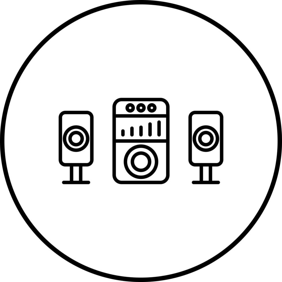 Sound System Unique Vector Icon