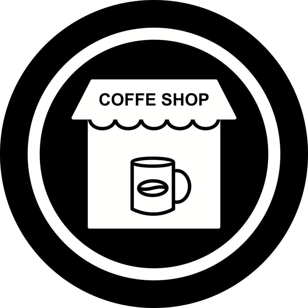 icono de vector de cafetería