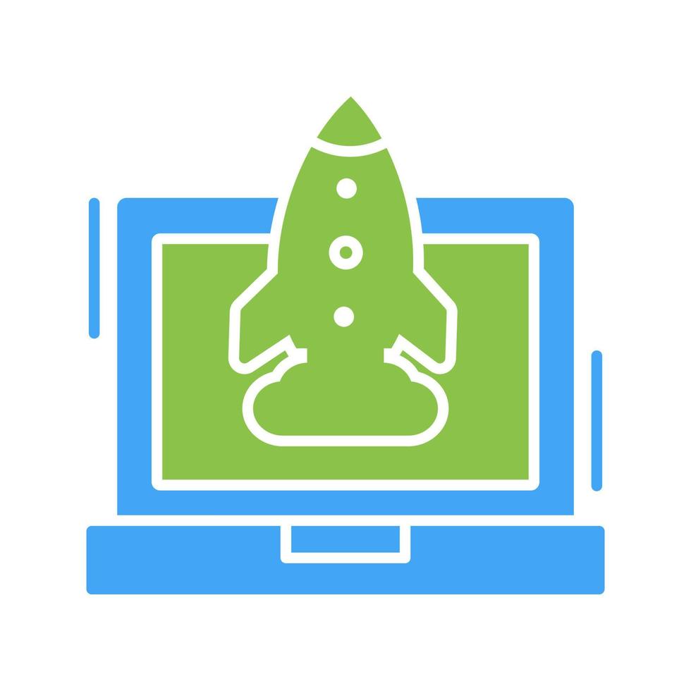 Rocket Unique Vector Icon