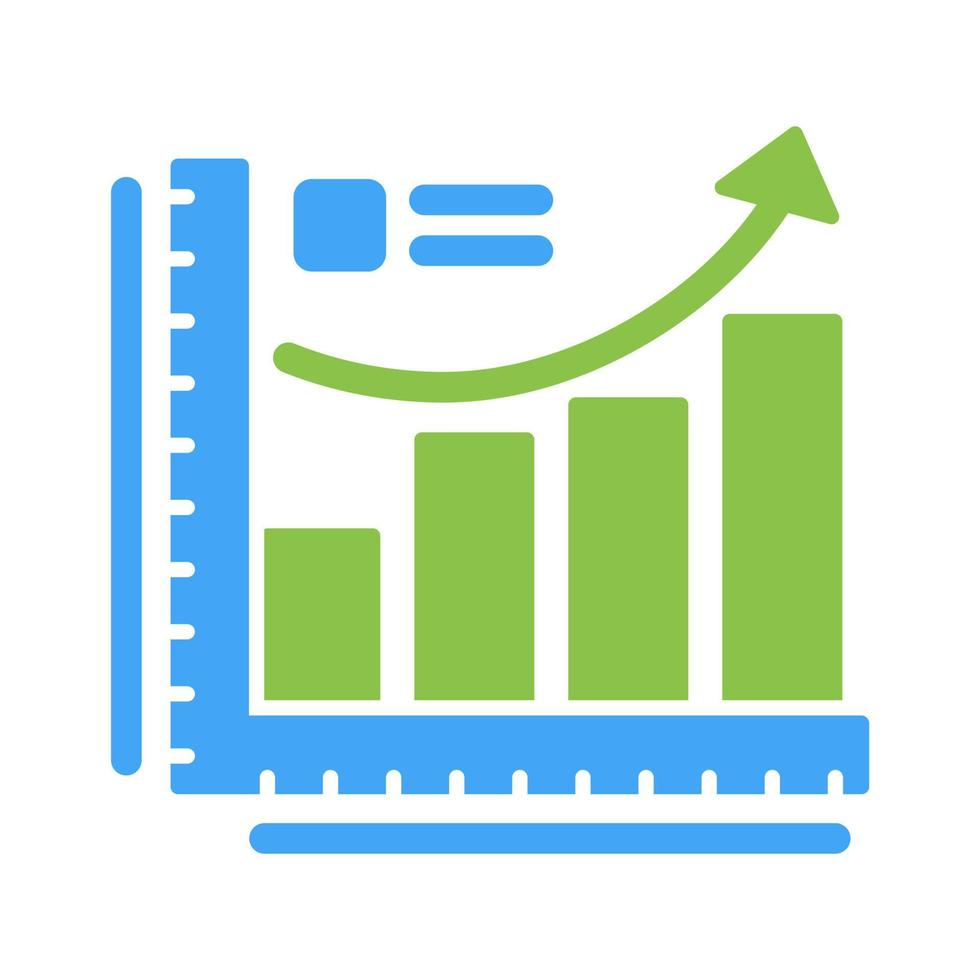 Growth Chart Unique Vector Icon