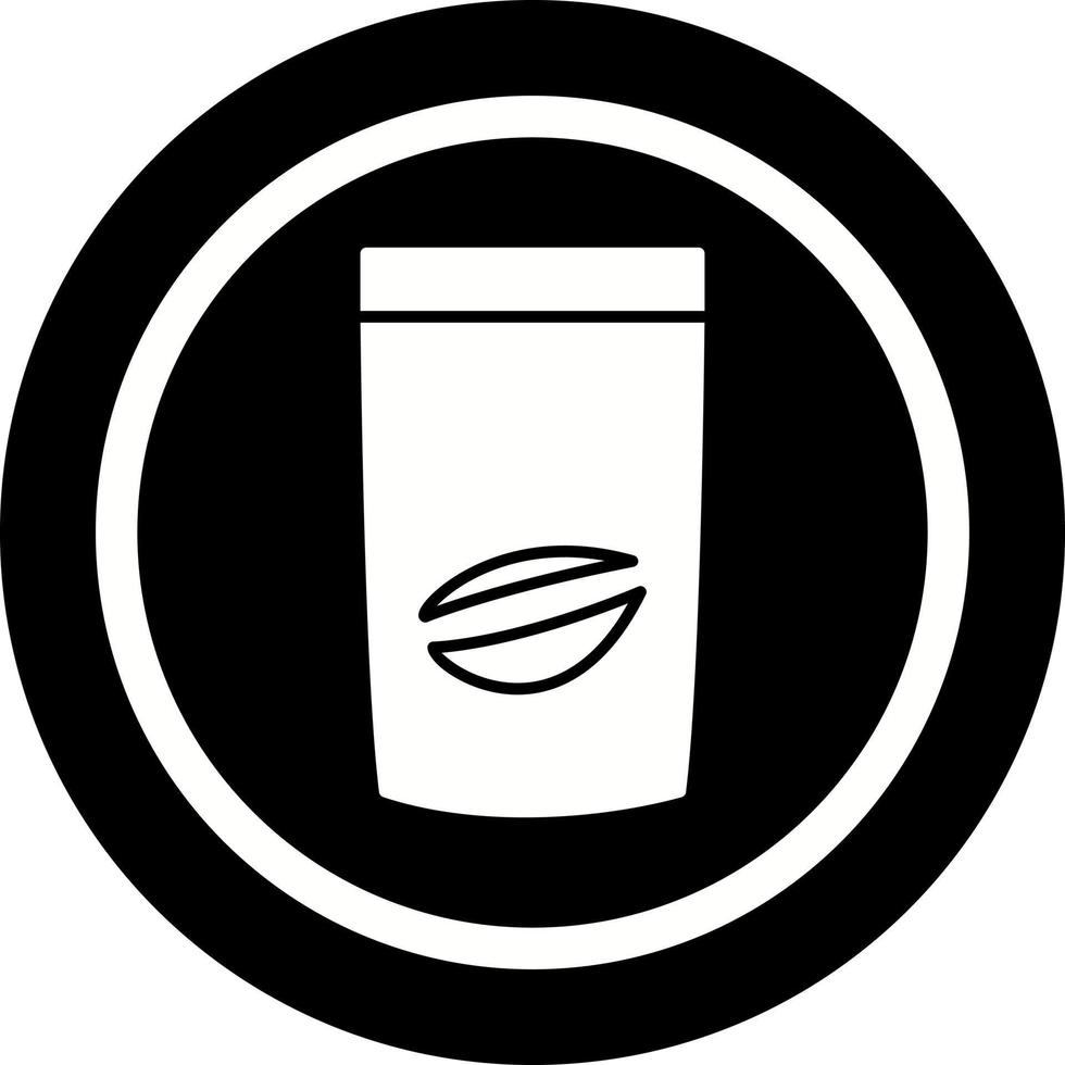 icono de vector de bolsa de café