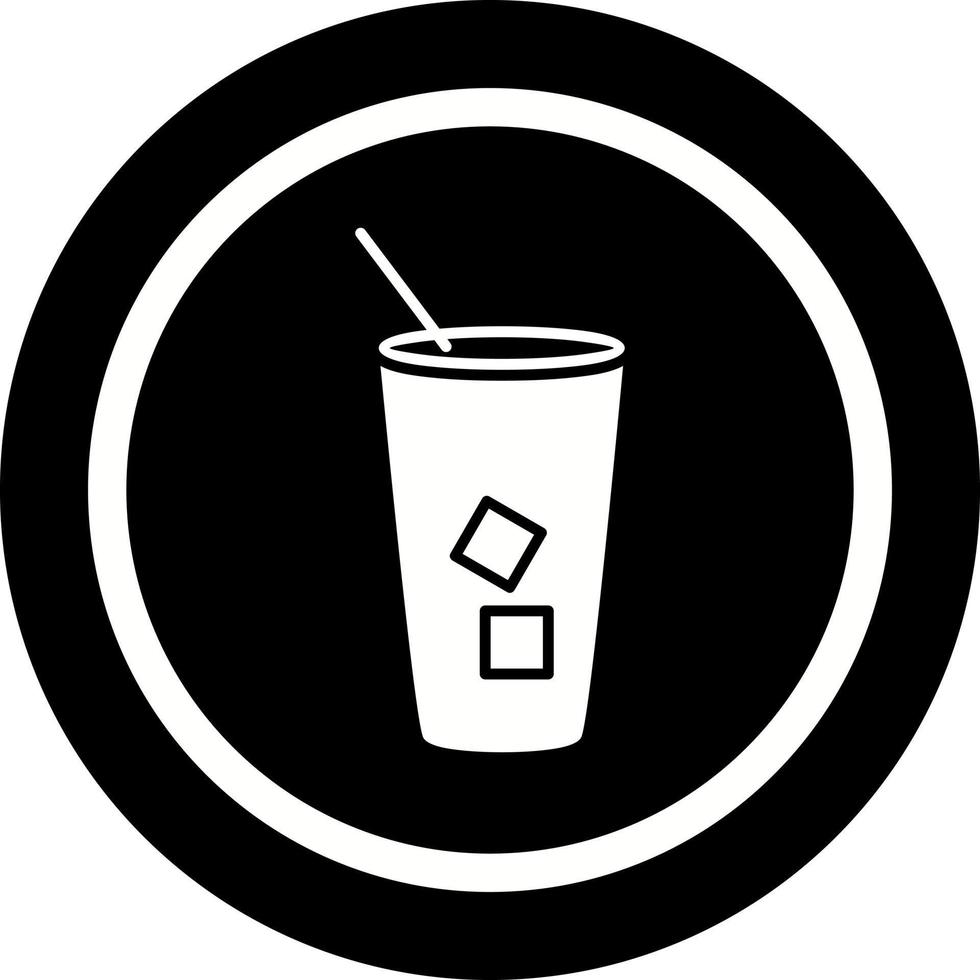 Iced Coffee Vector Icon