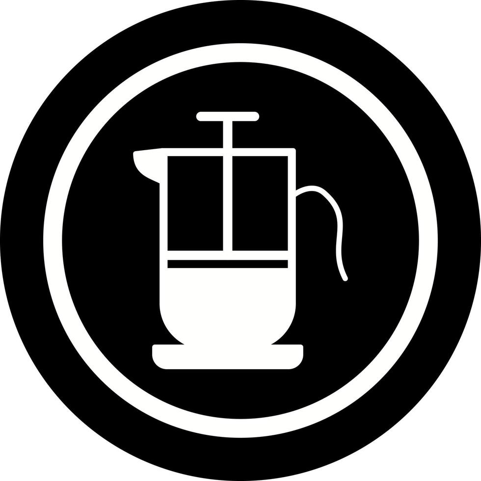 French Press Vector Icon