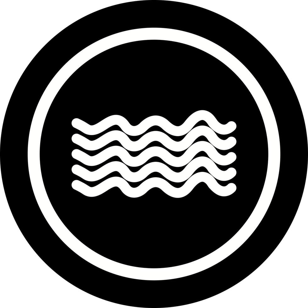 icono de vector de ondas magnéticas