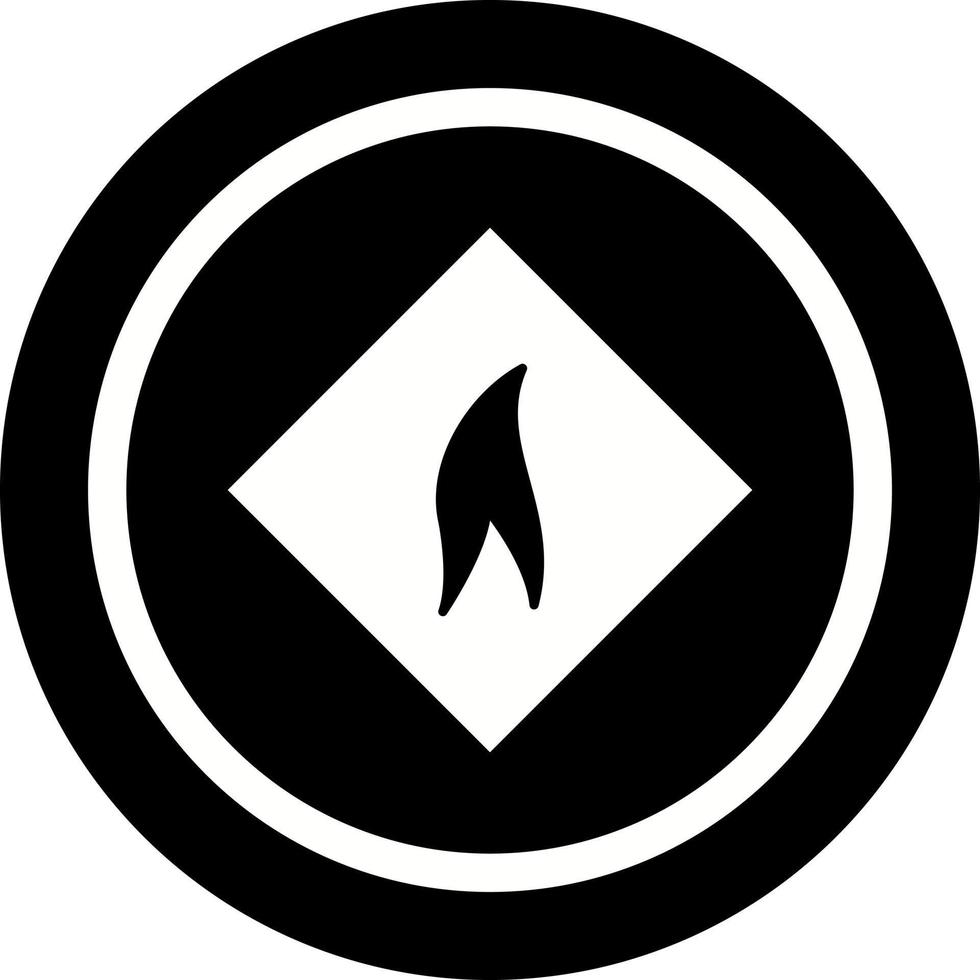 Flammable Material Vector Icon