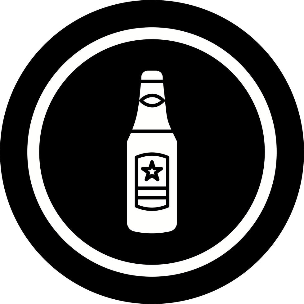 Beer Bottle Vector Icon
