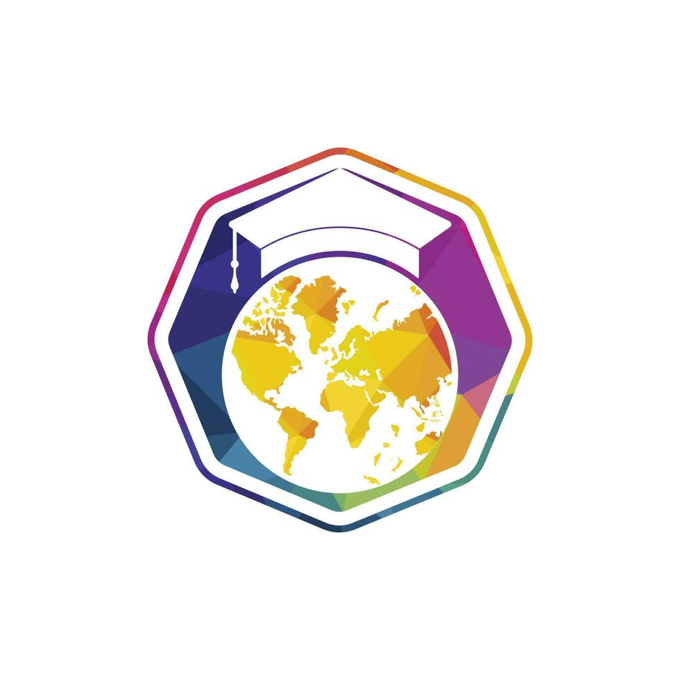 World education logo design. Modern education logo design inspiration. vector