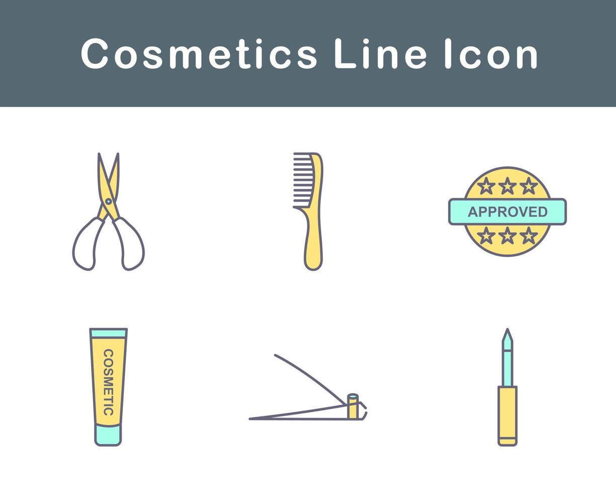 Cosmetics Vector Icon Set