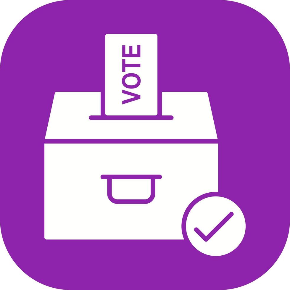 Going to cast vote Unique Vector Icon