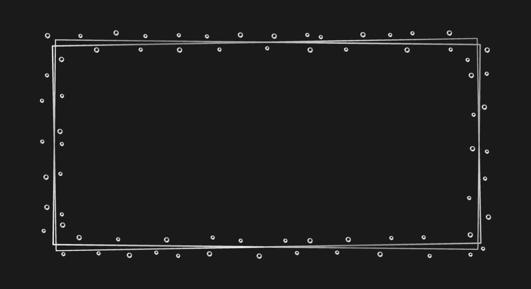 Simple rectangle geometric silver frame border. Vector modern design template for wedding or birthday invitation, brochure, poster and business card
