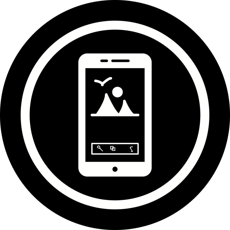 Unique Edit Picture Vector Icon