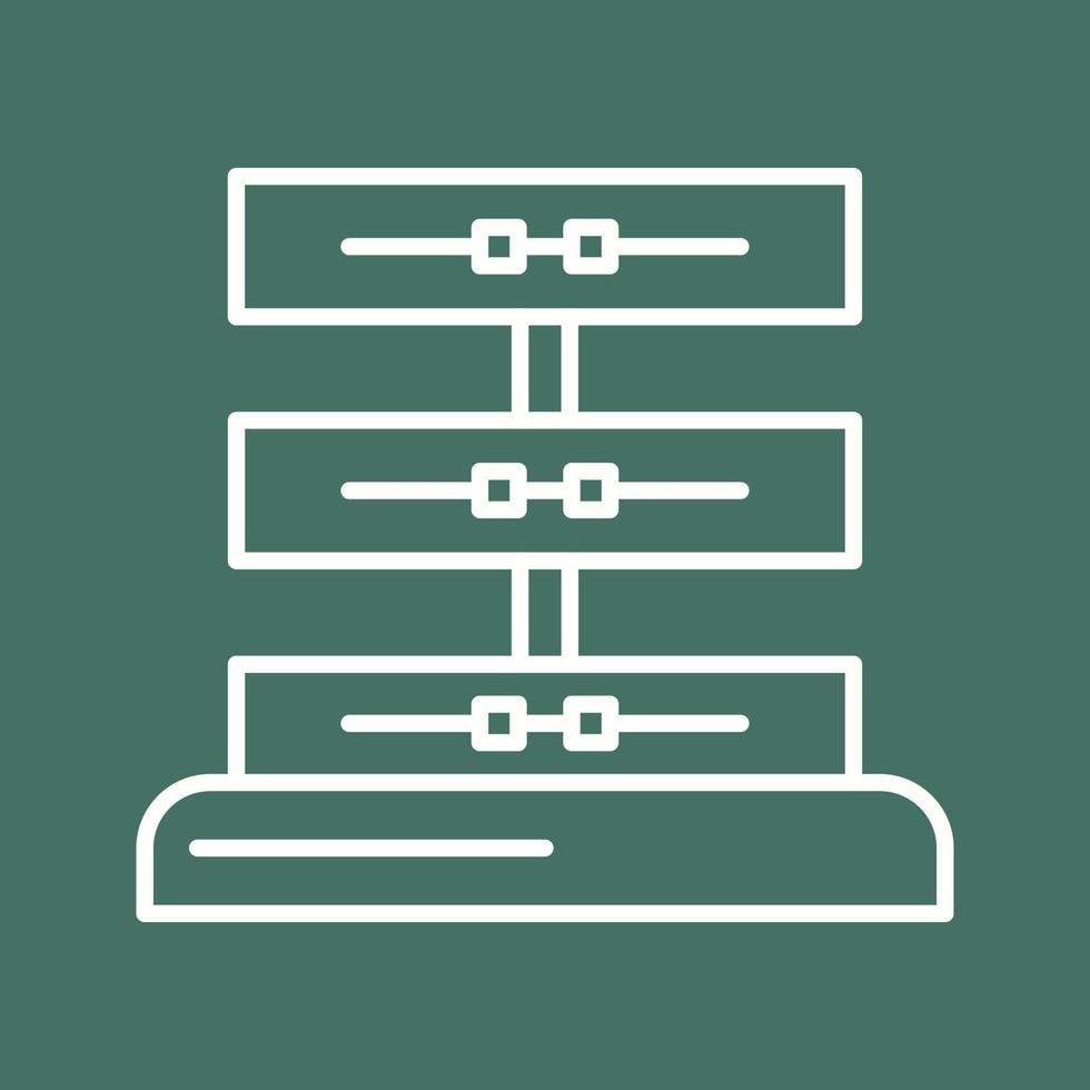 Server Unique Vector Icon