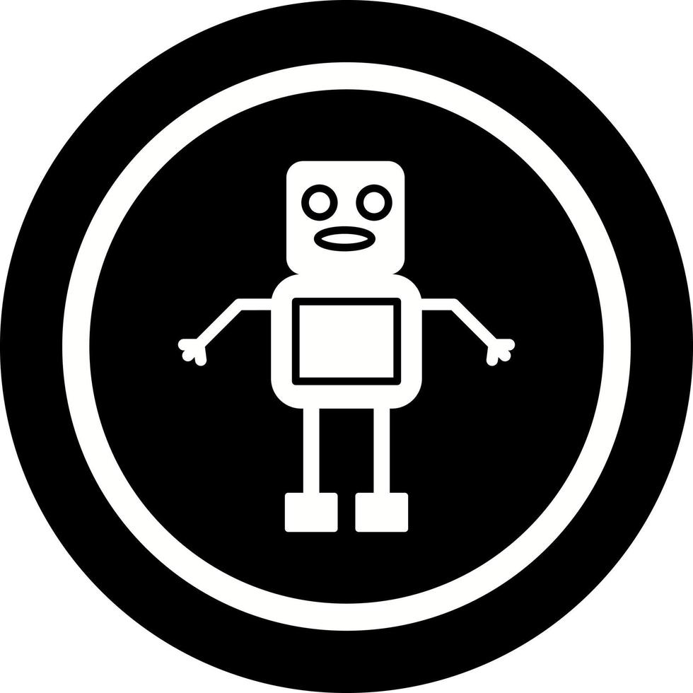 Unique Robot Vector Icon