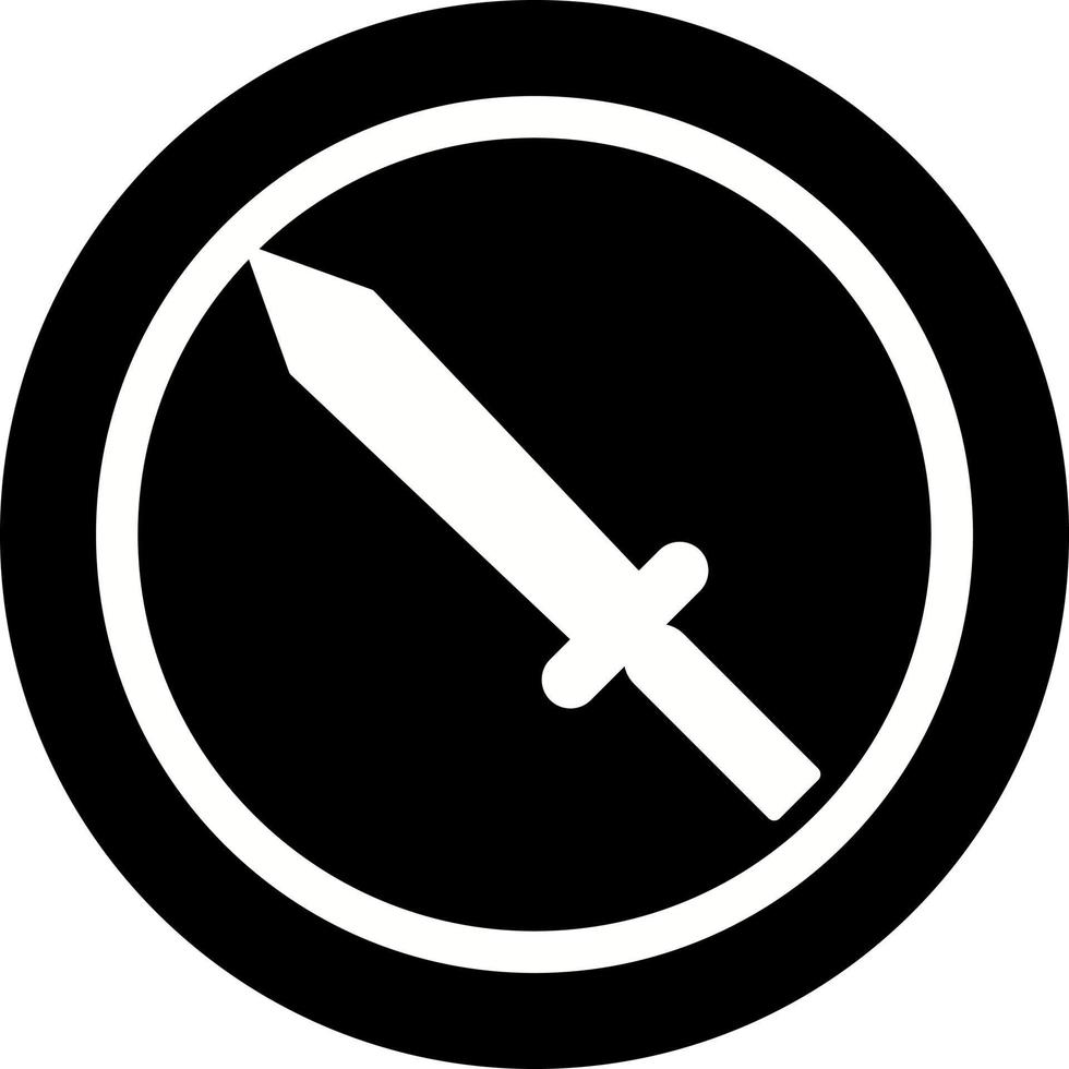 Unique Sword Vector Icon
