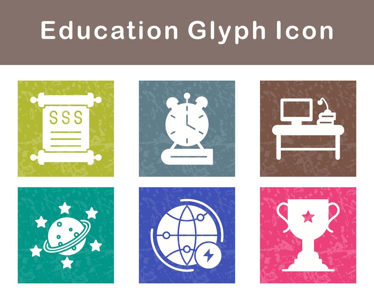 Education Vector Icon Set