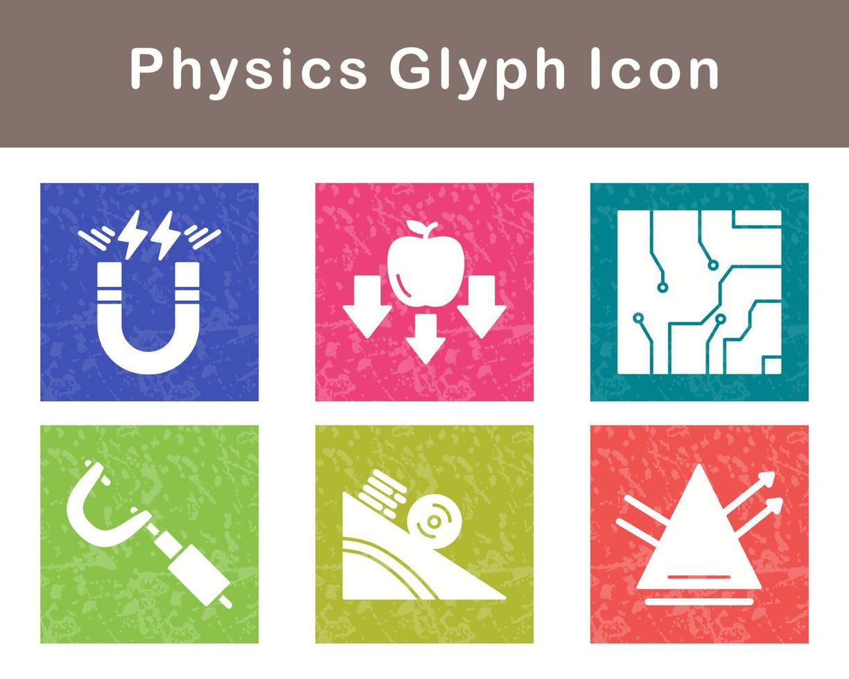 Physics Vector Icon Set