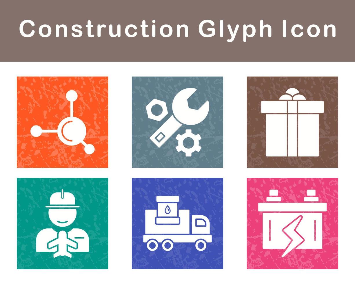 conjunto de iconos de vector de construcción