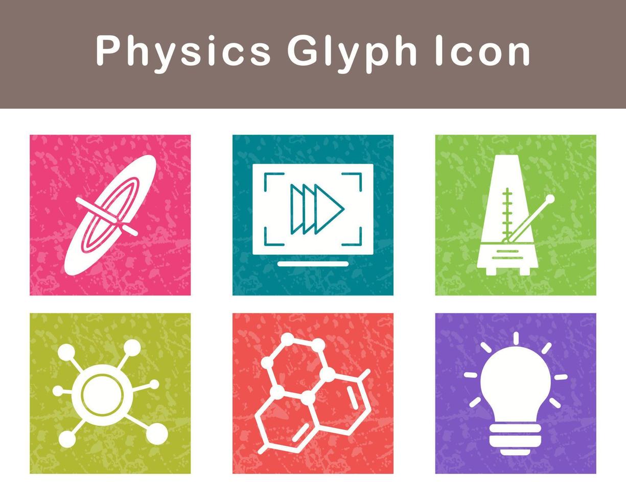 Physics Vector Icon Set