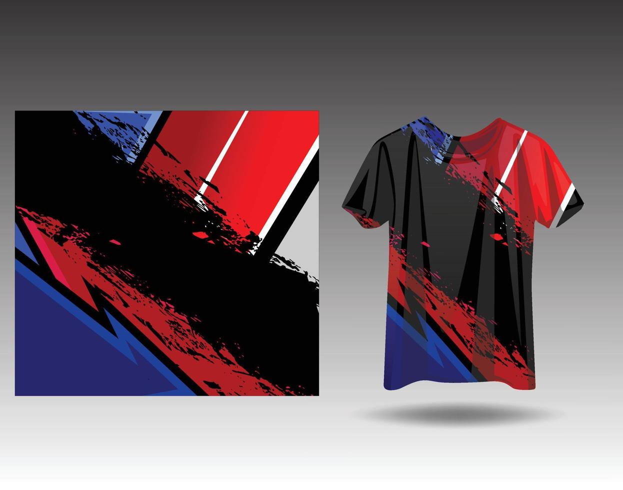 Tshirt sports design for racing  jersey  cycling  football  gaming vector