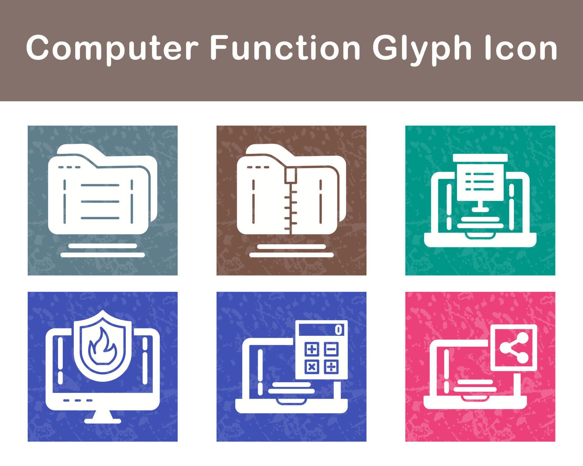Computer Function Vector Icon Set 21405035 Vector Art at Vecteezy