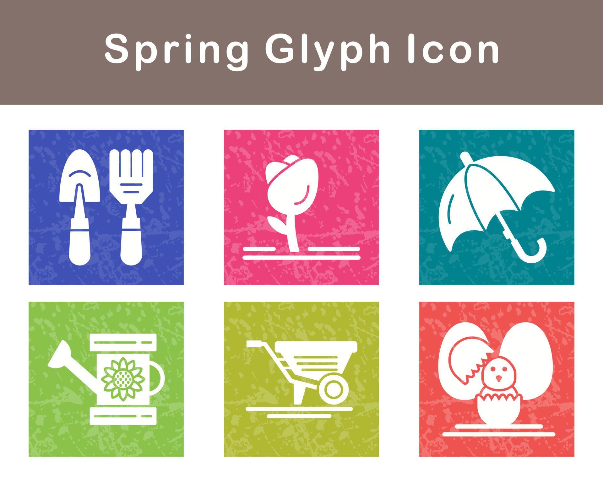 Spring Vector Icon Set 21405045 Vector Art at Vecteezy