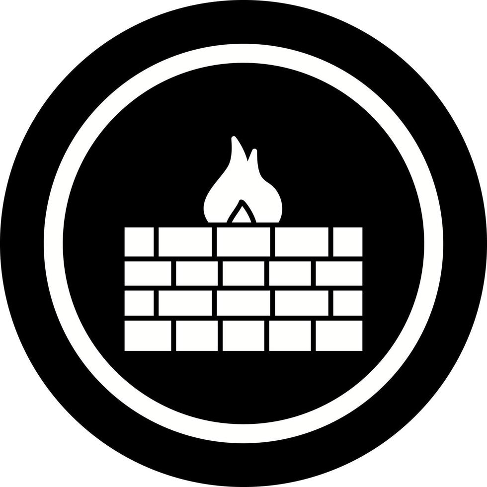 Unique Firewall Vector Icon