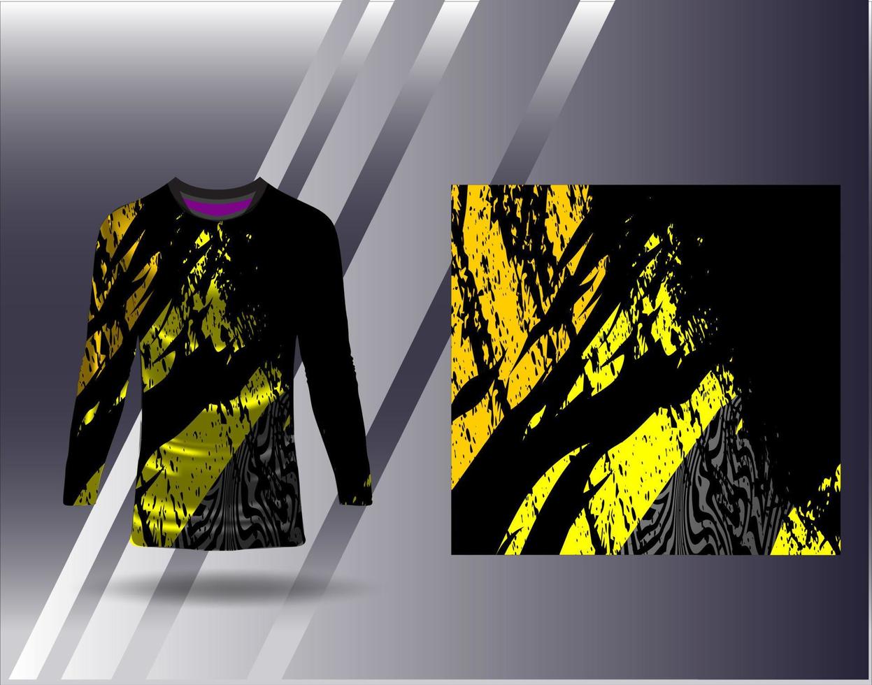 Tshirt sports design for racing  jersey  cycling  football  gaming vector