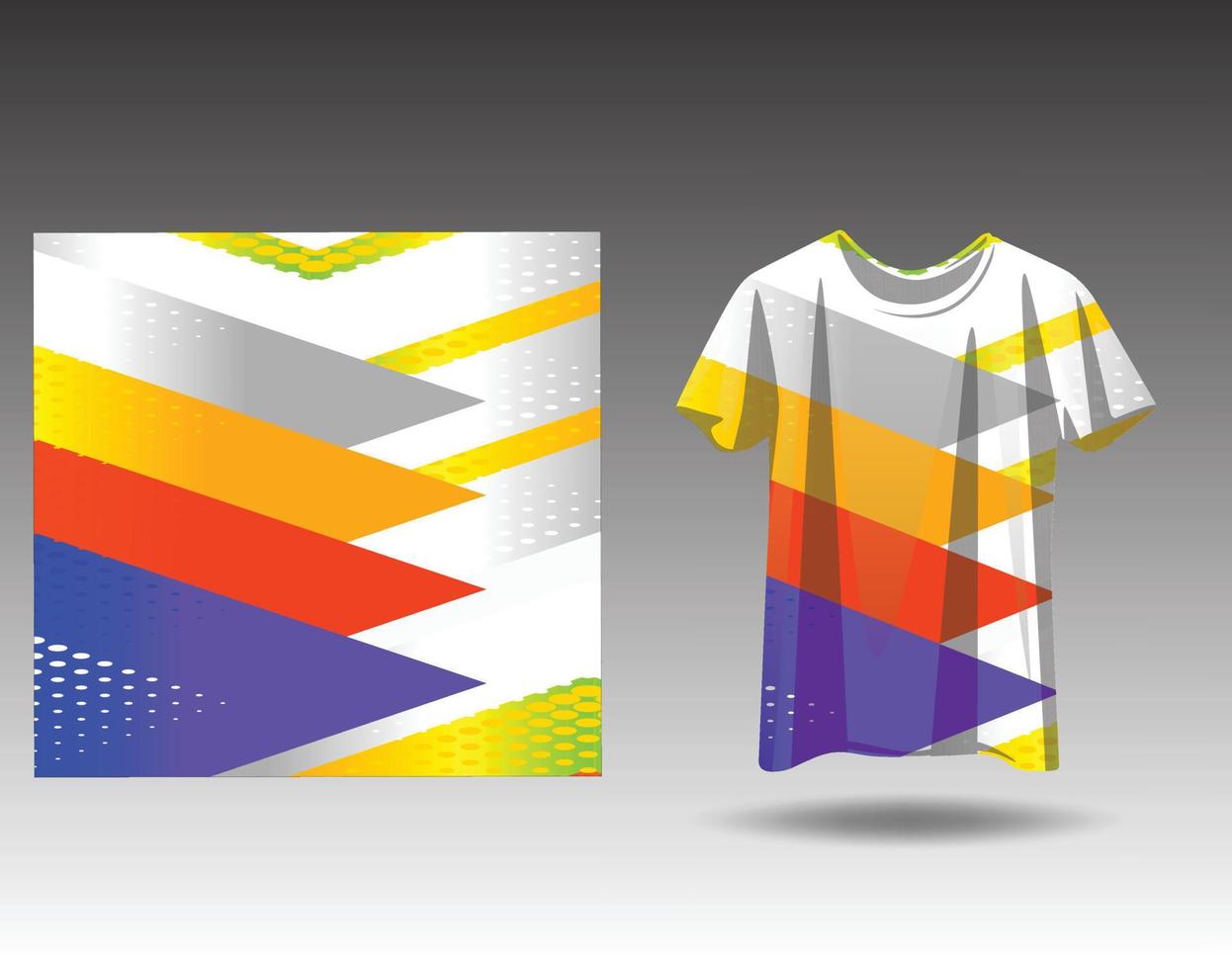 Tshirt sports design for racing  jersey  cycling  football  gaming vector