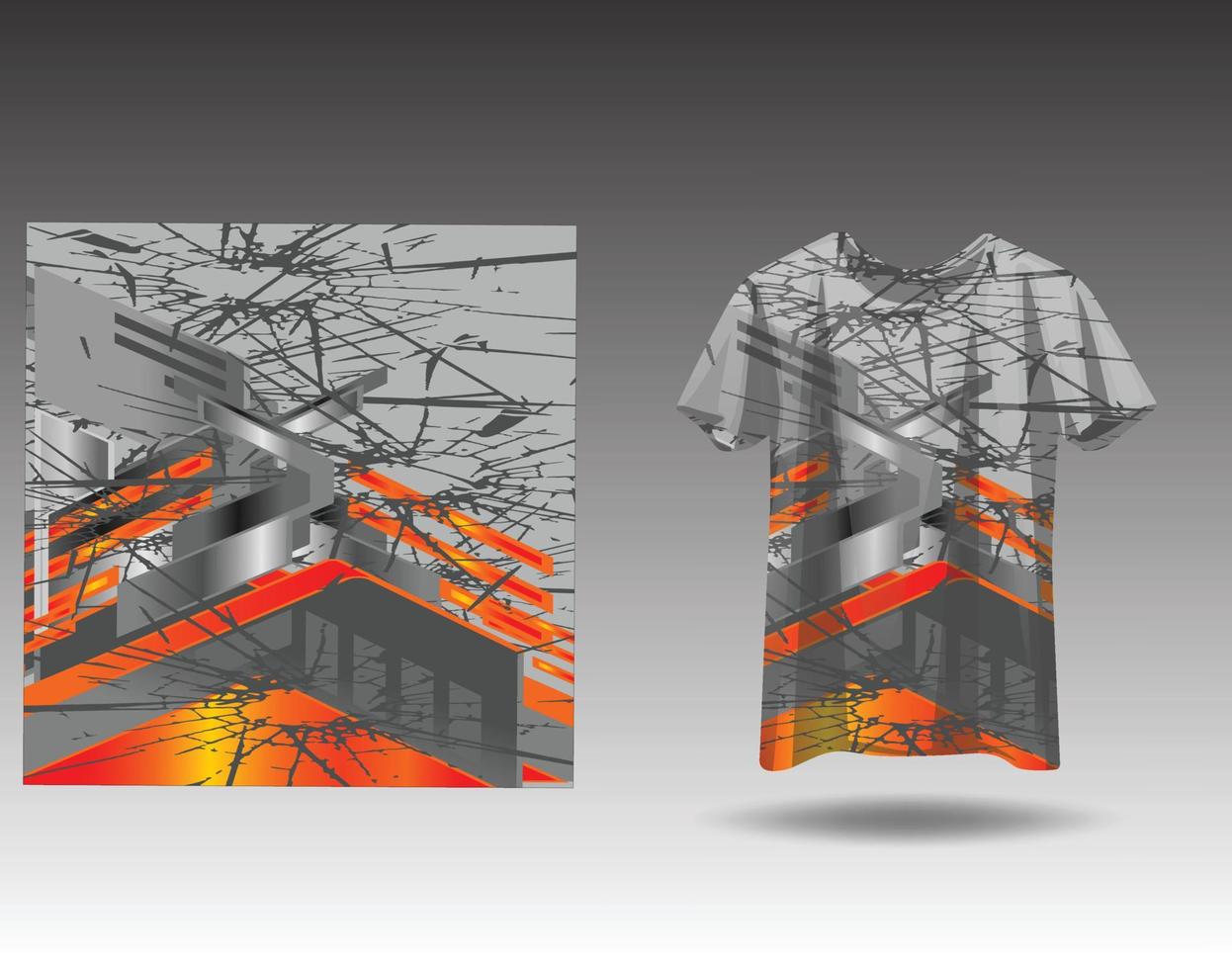 camiseta Deportes diseño para carreras jersey ciclismo fútbol americano juego de azar vector