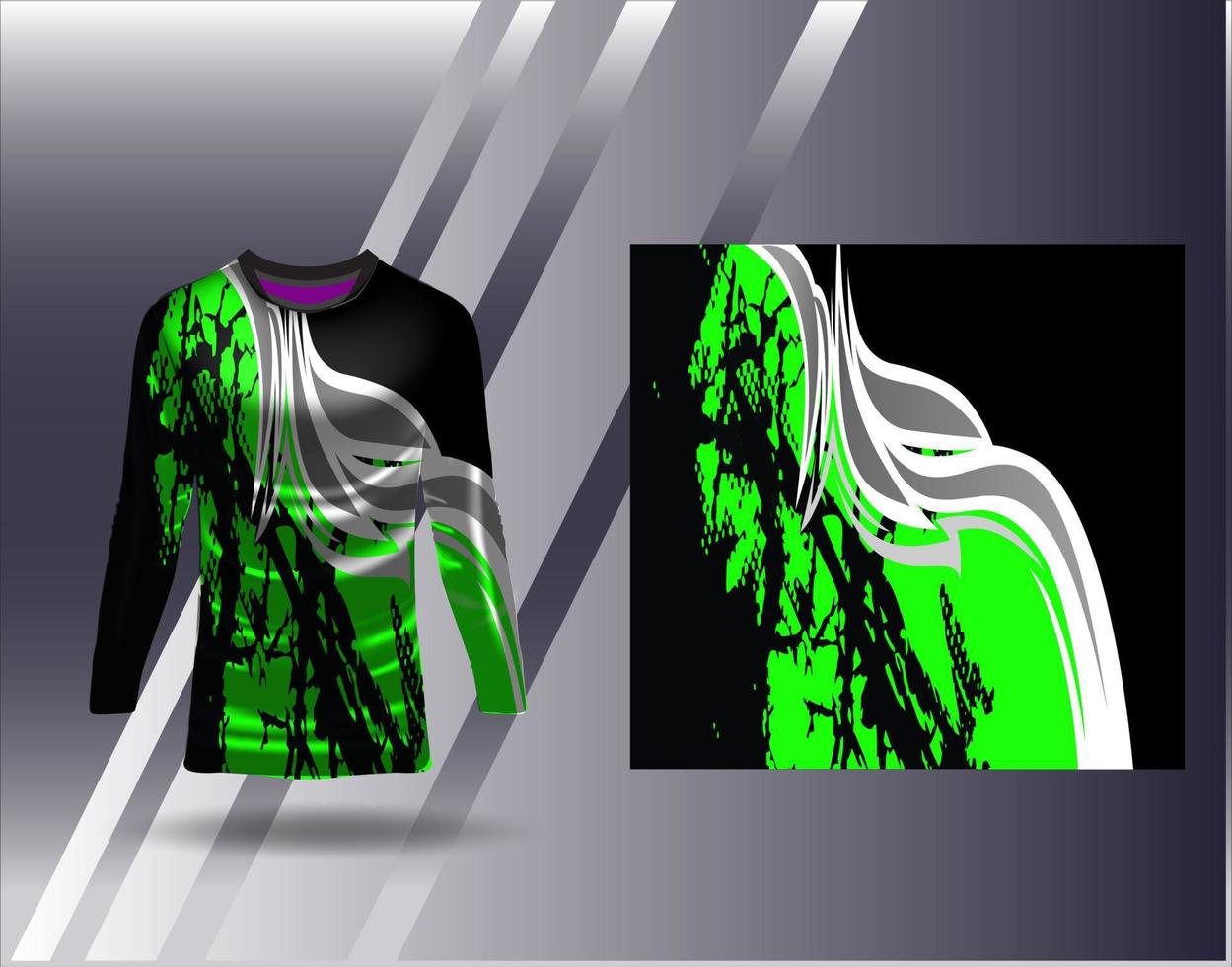 Tshirt sports design for racing  jersey  cycling  football  gaming vector