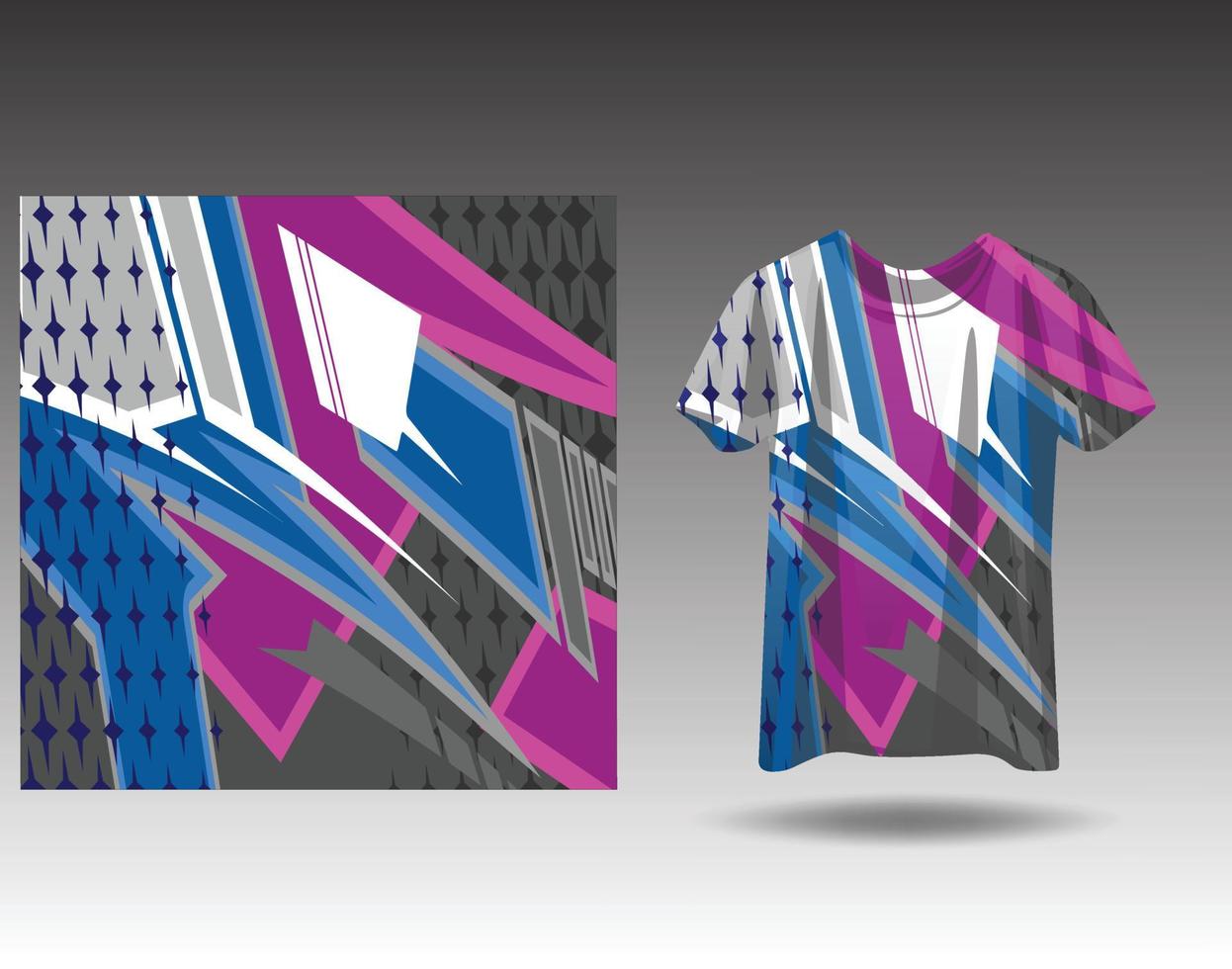 Tshirt sports design for racing  jersey cycling  football  gaming vector