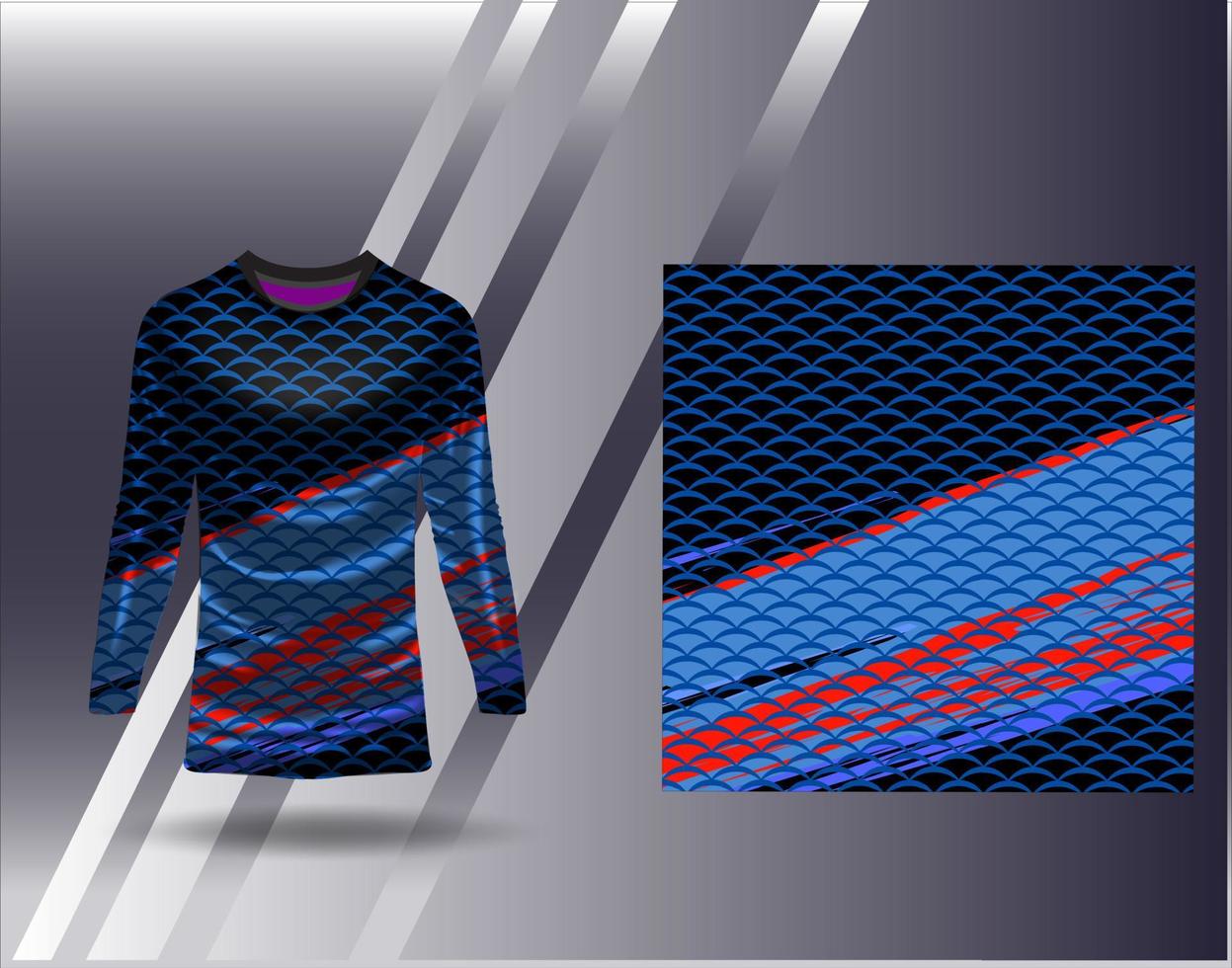 camiseta diseño deportivo para carreras jersey ciclismo fútbol juegos vector