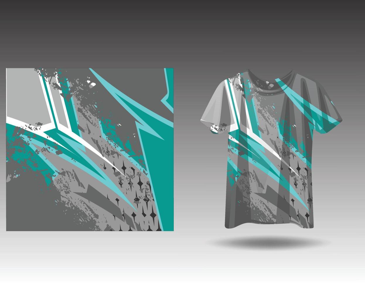 Tshirt sports design for racing  jersey  cycling  football  gaming vector