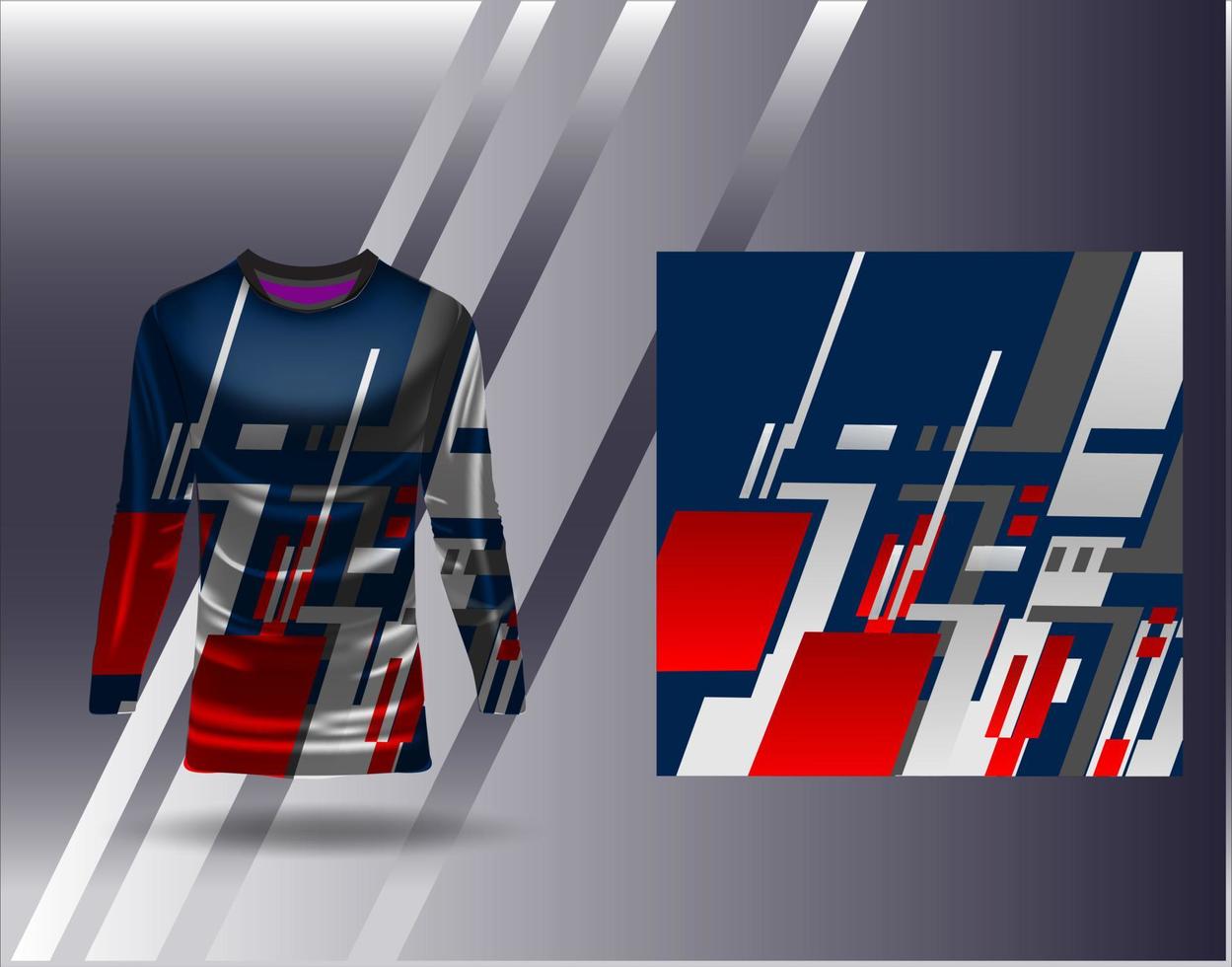 camiseta Deportes diseño para carreras jersey ciclismo fútbol americano juego de azar vector