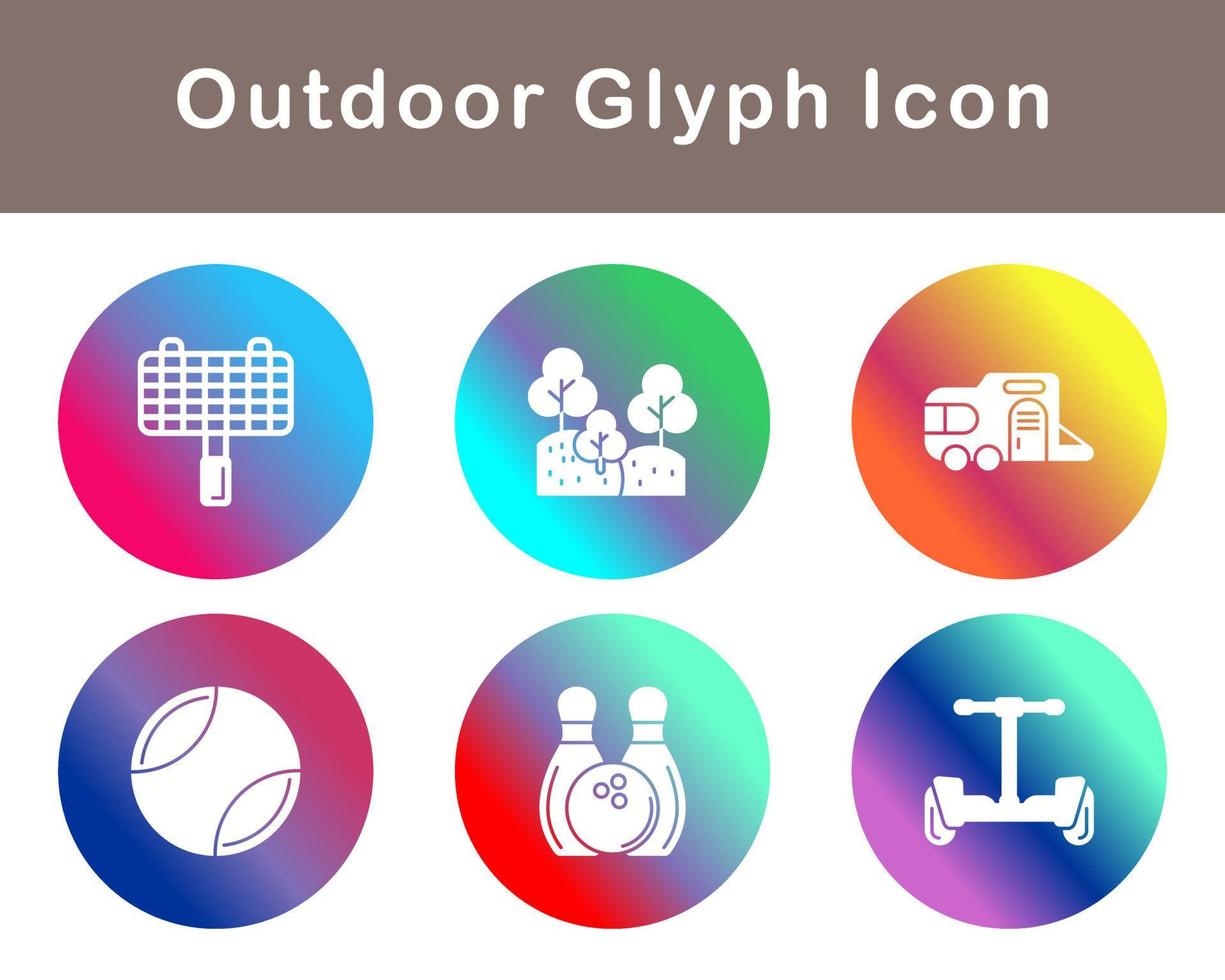 Outdoor Vector Icon Set