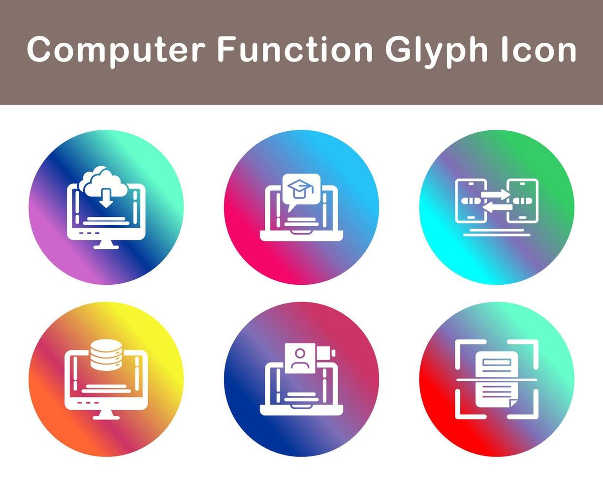 Computer Function Vector Icon Set 21405813 Vector Art at Vecteezy