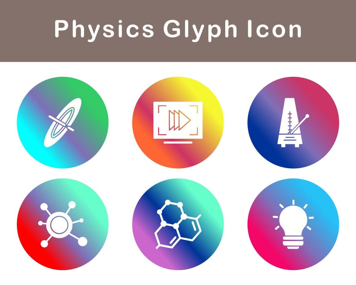 Physics Vector Icon Set