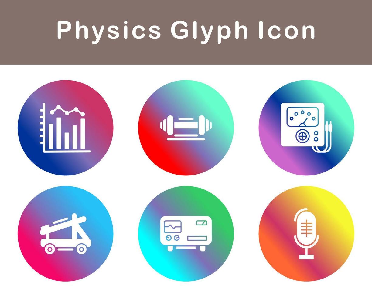 Physics Vector Icon Set
