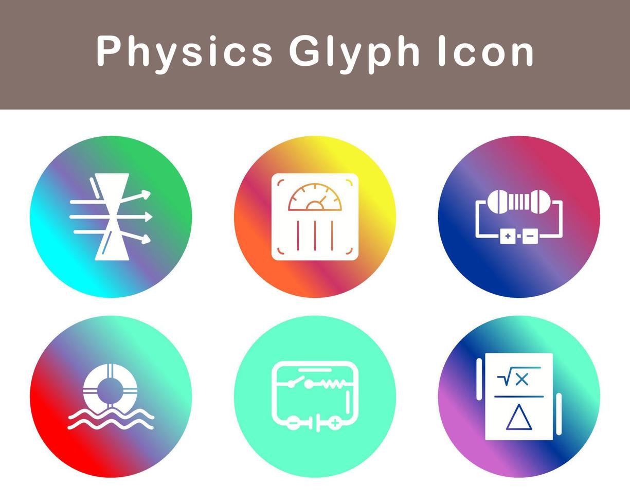 Physics Vector Icon Set