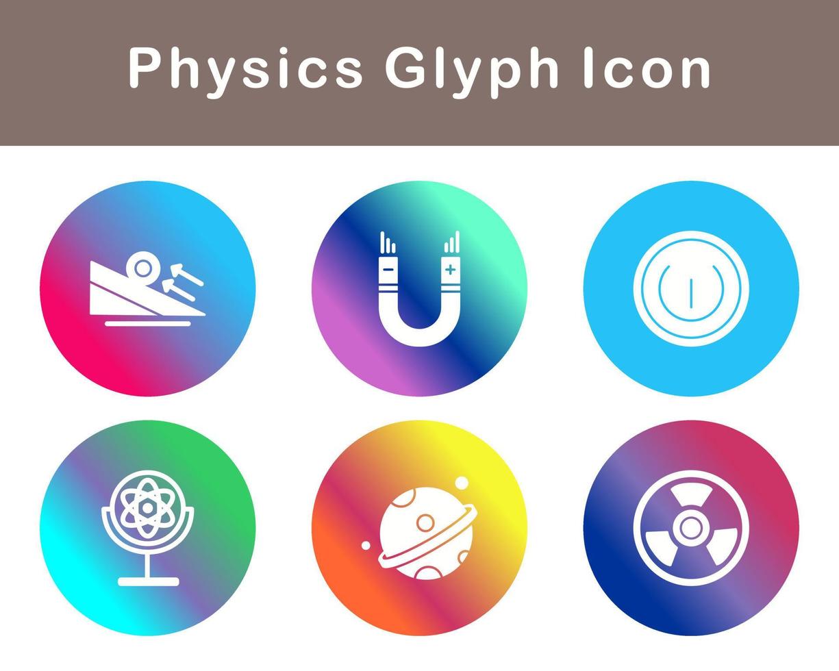 Physics Vector Icon Set