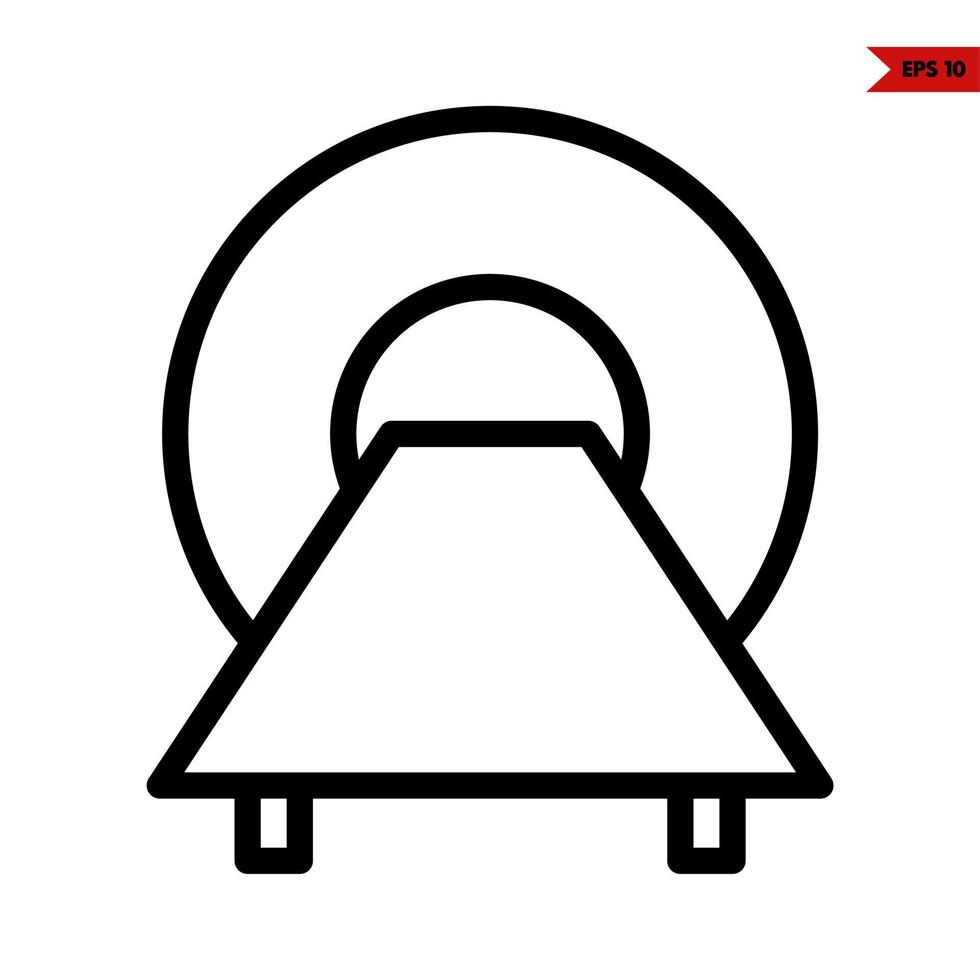 kemotherapy line icon vector