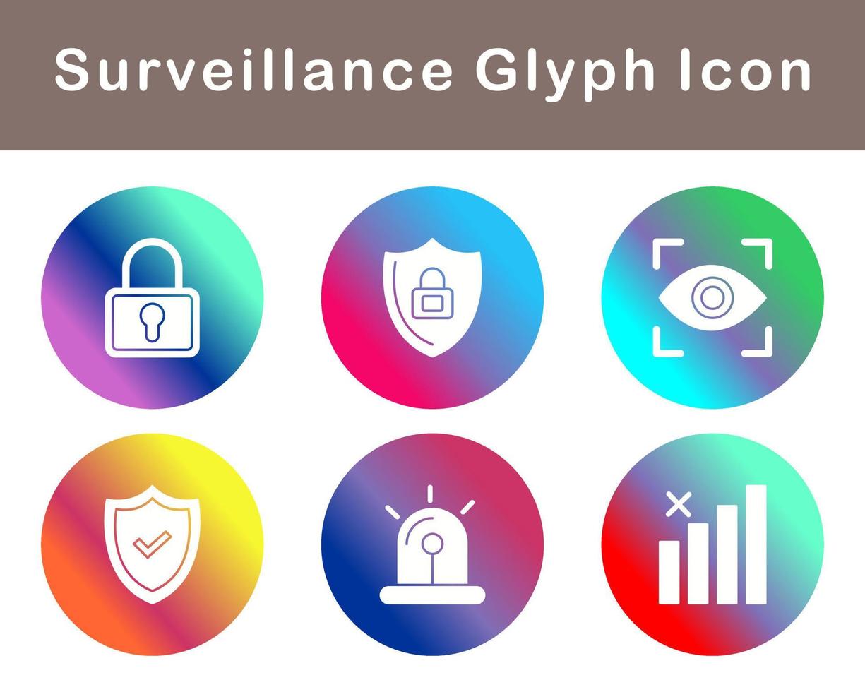 Surveillance Vector Icon Set