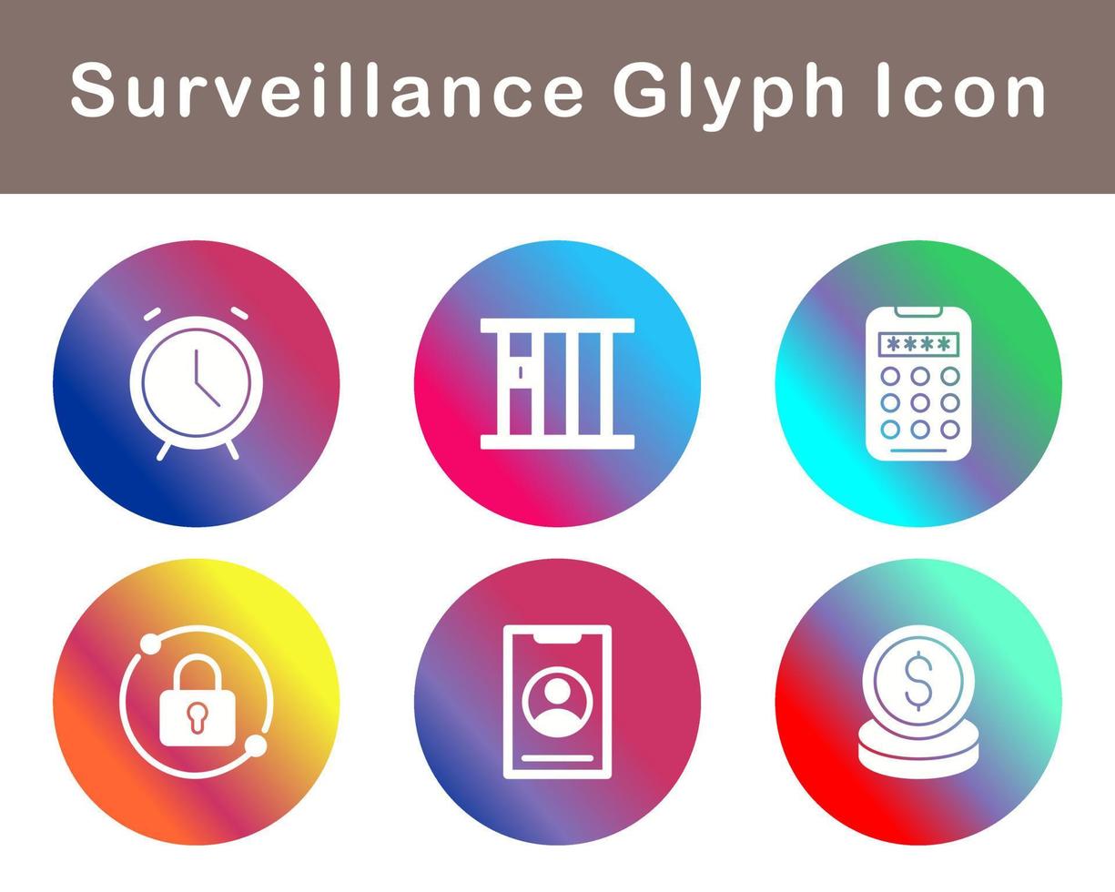 Surveillance Vector Icon Set