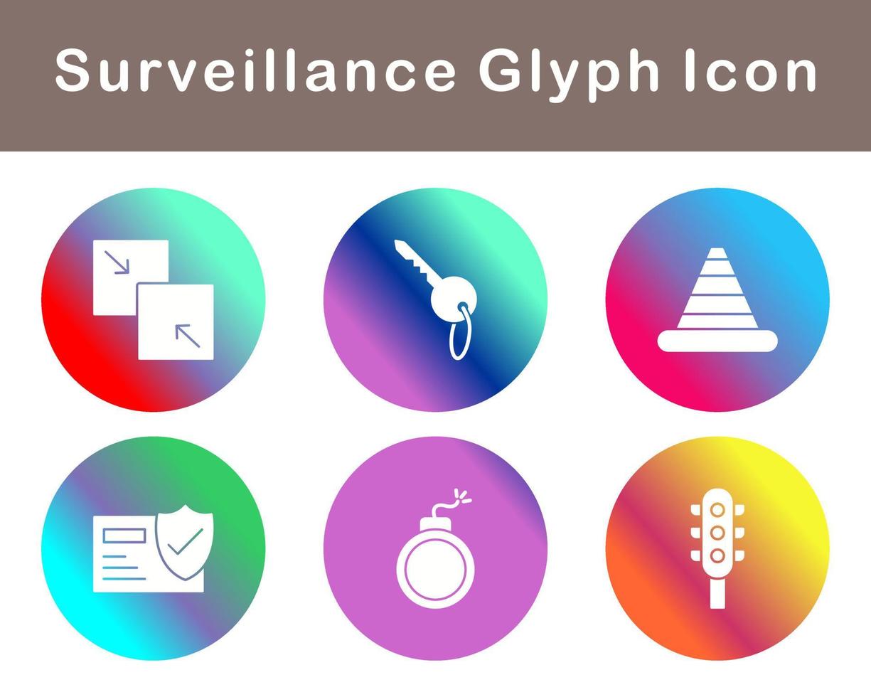 Surveillance Vector Icon Set