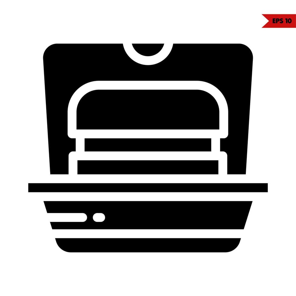 emoticon sticker line icon vector