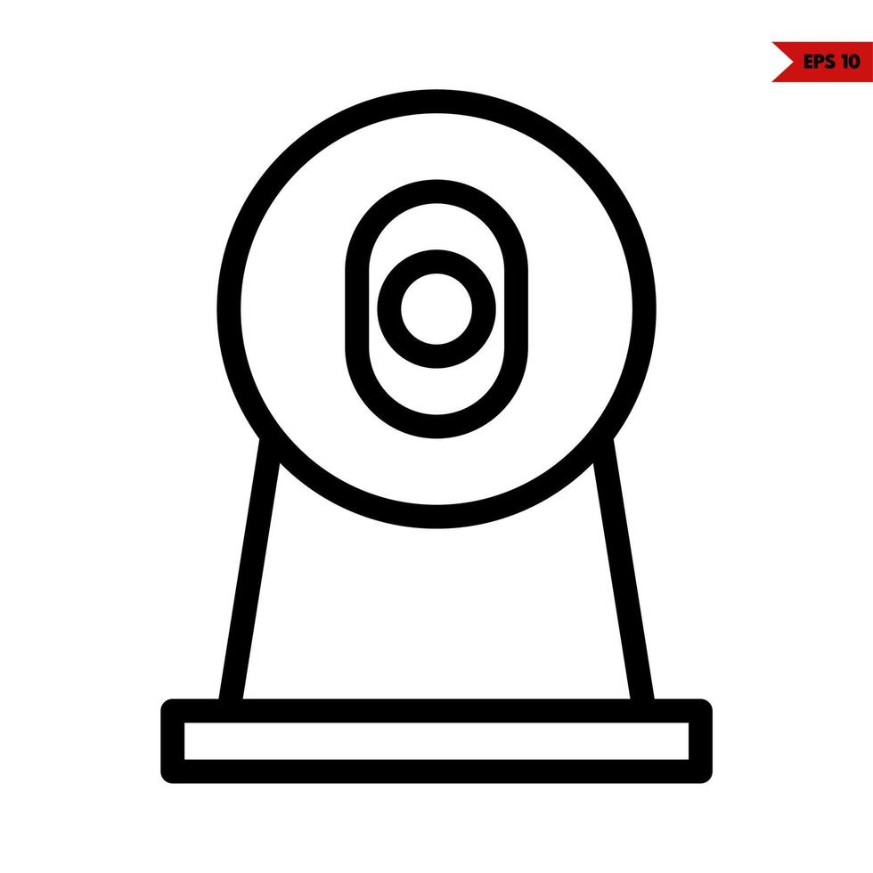 camera line icon vector