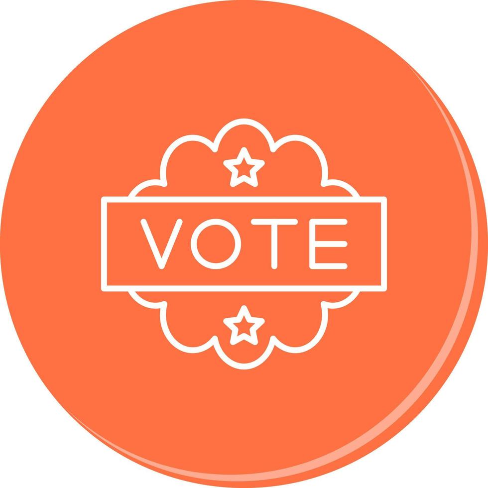 Vote Unique Vector Icon