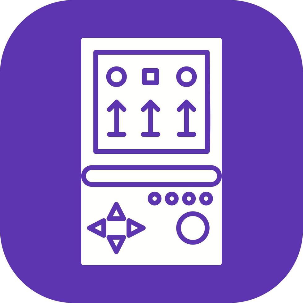 Brick Game Unique Vector Icon