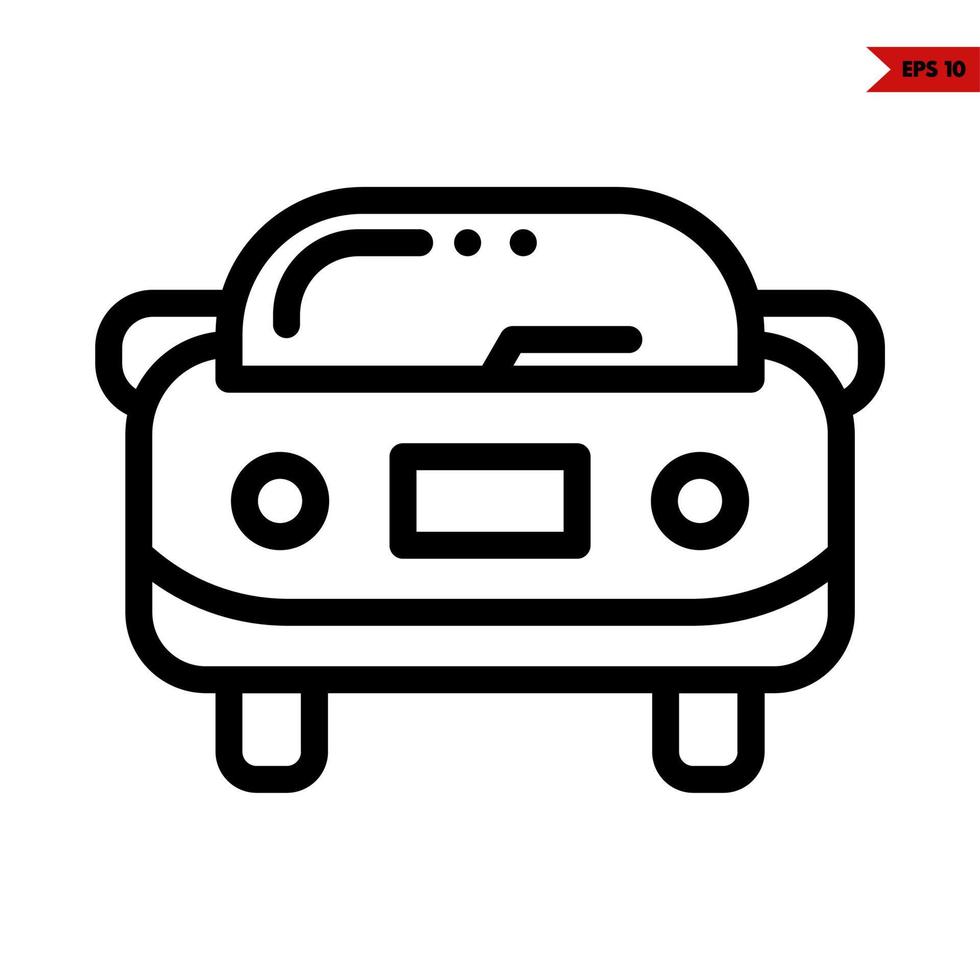 car line icon vector