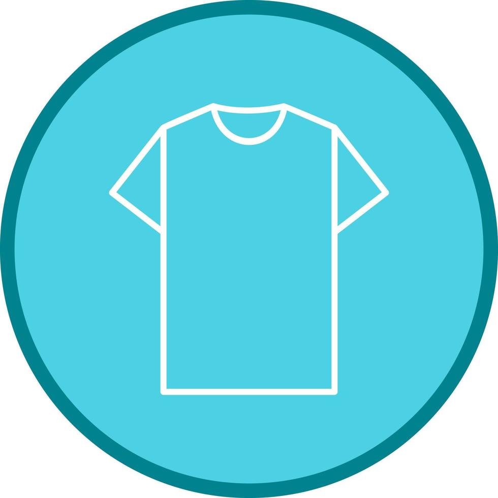 Plain T Shirt Unique Vector Icon